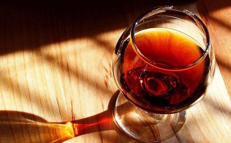 cognac to remove parasites from the body