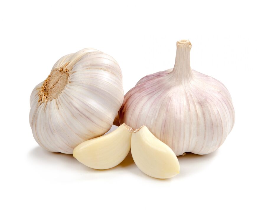 garlic juice against parasites