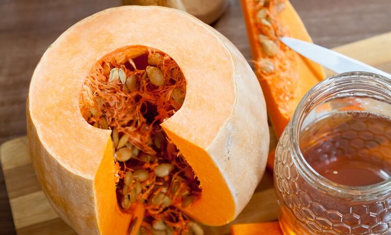 Pumpkin seeds with honey - an effective remedy for helminths