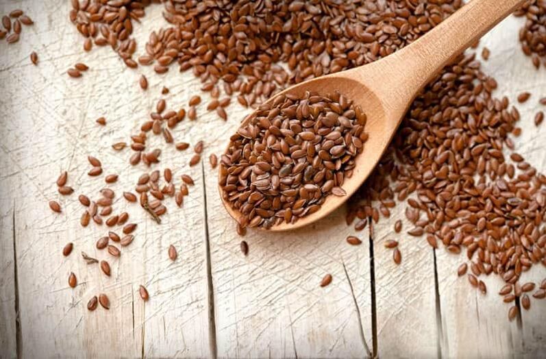 Flax seed from parasites