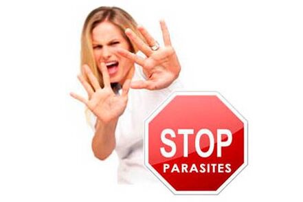Fight parasites in the body